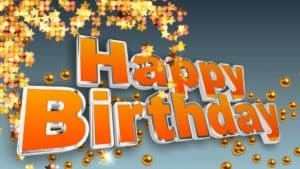 Artistic Happy Birthday wishes image