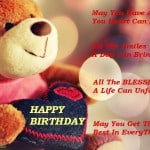 This teddy is for you! Happy Birthday dear ♥