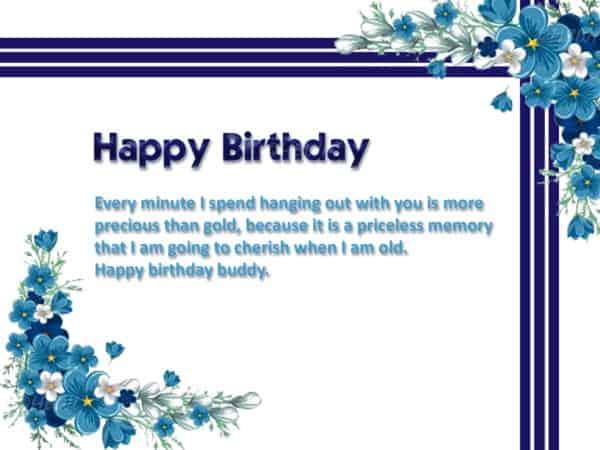 Simple but beautiful birthday wish card