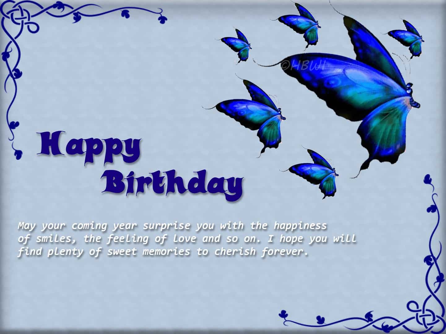 Wish all living butterfly happy birthday to you